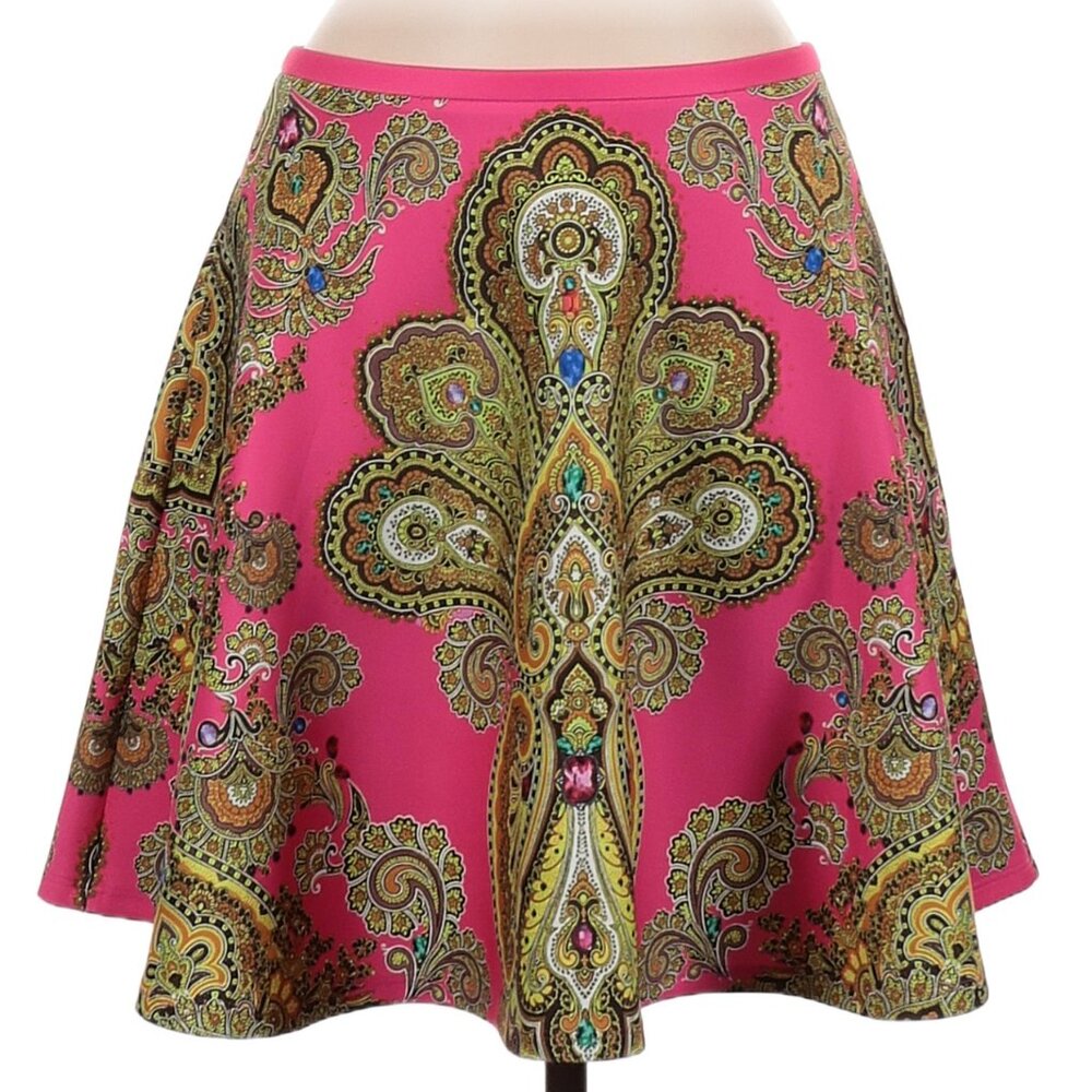NWOT Ted Baker London jewel print pink skirt,  WITH POCKETS Size 8 (3)